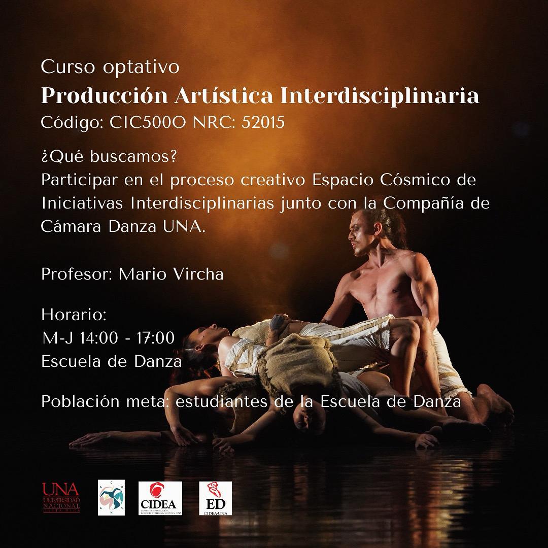 CURSO OPTATIVO: Producción Artística Interdisciplinaria para proceso creativo ESPACIO CÓSMICO